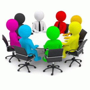 image de l'article :"supervision didactique 2018", représentant des bonhommes en équipe lors d'une réunion de travail
