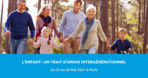 image de couverture de l'article concernant la Journées de recherche de l'Association parisienne de recherche et de travail avec les familles (APRTF) : « l’enfant, un trait d’union intergénérationnel ». Du 25 au 26 Mai 2021 à Paris.