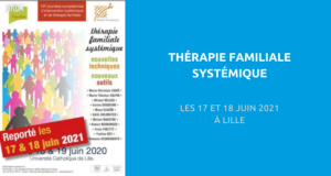 image de couverture de l'article concernant le 7e journées européennes d'intervention systémique et de thérapie familiale : « thérapie familiale systémique », 17 et 18 Juin 2021 à Lille.